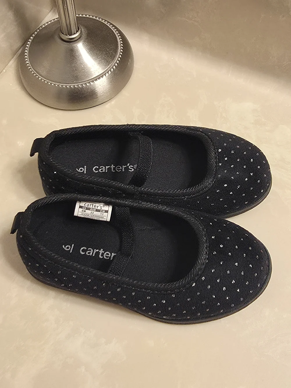 Carter's Black Girls' Sparkle Mary Jane Flats